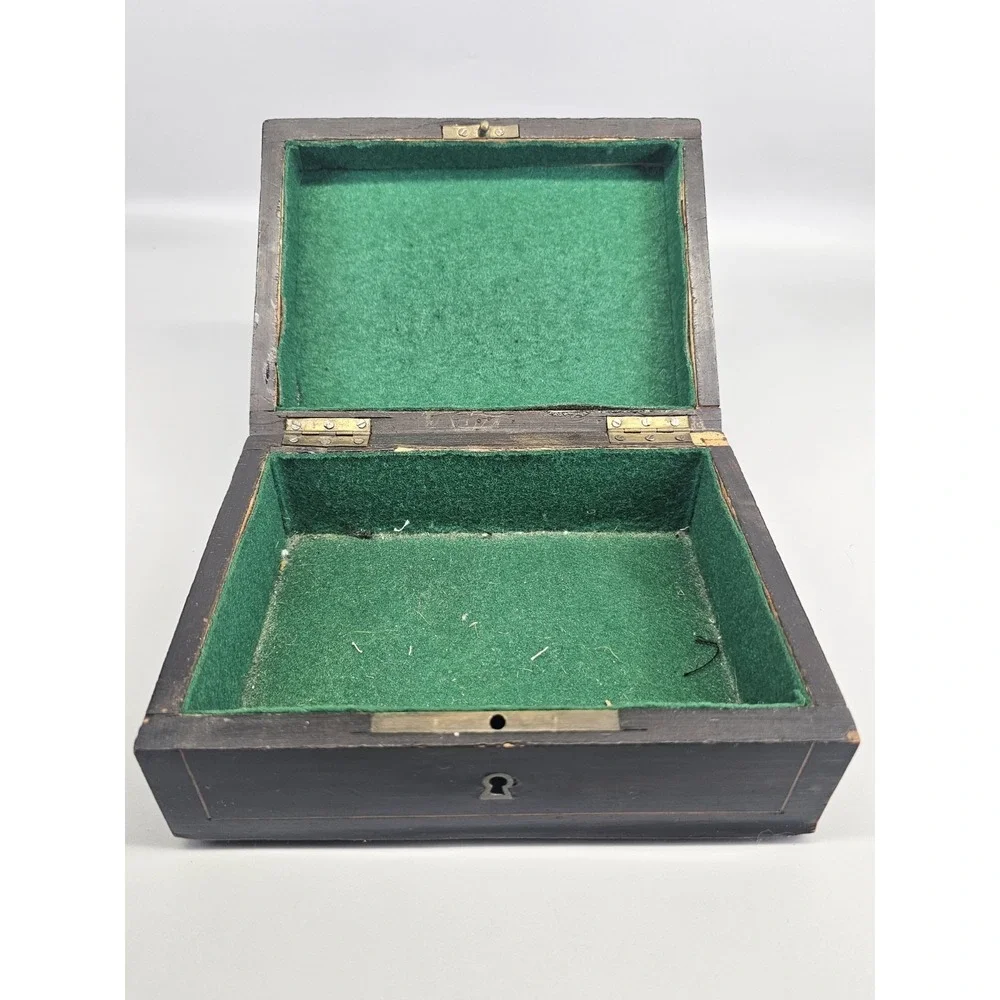 19th Century English Inlaid Sewing Box, 1870-1880